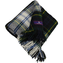 Load image into Gallery viewer, Prince of Scots Highland Tartan Tweed Merino Wool Throw ~ Dress Gordon ~-Throws and Blankets-Prince of Scots-Prince of Scots
