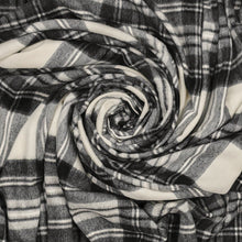 Load image into Gallery viewer, Prince of Scots Highland Tartan Tweed Merino Wool Throw ~ Dress Grey Stewart ~-Throws and Blankets-Prince of Scots-Prince of Scots
