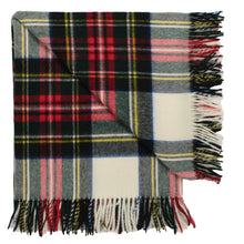 Load image into Gallery viewer, Prince of Scots Highland Tartan Tweed Merino Wool Throw ~ Dress Stewart ~-Prince of Scots-Prince of Scots
