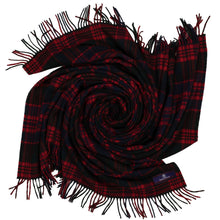 Load image into Gallery viewer, Prince of Scots Highland Tartan Tweed Merino Wool Throw ~ Macdonald ~-Throws and Blankets-Prince of Scots-Prince of Scots
