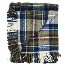 Load image into Gallery viewer, Prince of Scots Highland Tweed Fluffy Throw (Muted Blue Dress Stewart)-Throws and Blankets-Prince of Scots-00810032750275-J4050028-014-Prince of Scots
