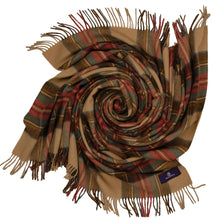 Load image into Gallery viewer, Prince of Scots Highland Tweed Merino Wool Throw ~ Antique Dress Stewart ~-Throws and Blankets-Prince of Scots-00810032750527-J400014-Prince of Scots
