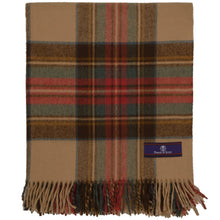 Load image into Gallery viewer, Prince of Scots Highland Tweed Merino Wool Throw ~ Antique Dress Stewart ~-Throws and Blankets-Prince of Scots-00810032750527-J400014-Prince of Scots
