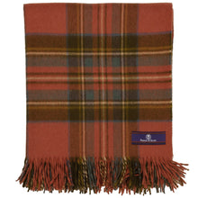 Load image into Gallery viewer, Prince of Scots Highland Tweed Merino Wool Throw ~ Antique Royal Stewart ~-Throws and Blankets-Prince of Scots-00810032750657-J400002-Prince of Scots
