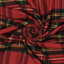 Load image into Gallery viewer, Prince of Scots Highland Tweed Merino Wool Throw ~ Royal Stewart ~-Throws and Blankets-Prince of Scots-00810032750534-J400018-Prince of Scots
