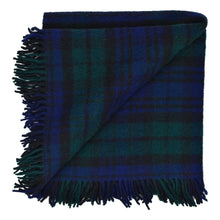 Load image into Gallery viewer, Prince of Scots Highland Tweed Pure New Wool Fluffy Throw ~ Black Watch ~-Throws and Blankets-Prince of Scots-00810032750244-K4050018-001-Prince of Scots
