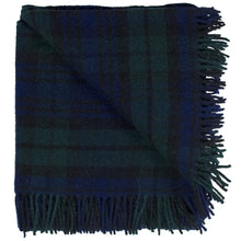 Load image into Gallery viewer, Prince of Scots Highland Tweed Pure New Wool Fluffy Throw ~ Black Watch ~-Throws and Blankets-Prince of Scots-00810032750244-K4050018-001-Prince of Scots
