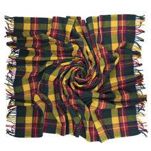 Load image into Gallery viewer, Prince of Scots Highland Tweed Pure New Wool Fluffy Throw ~ Bright Buchanan ~-Throws and Blankets-Prince of Scots-00810032750220-K40050018-004-Prince of Scots
