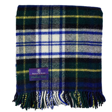 Load image into Gallery viewer, Prince of Scots Highland Tweed Pure New Wool Fluffy Throw ~ Dress Gordon ~-Throws and Blankets-Prince of Scots-00810032750312-J4050028-018-Prince of Scots
