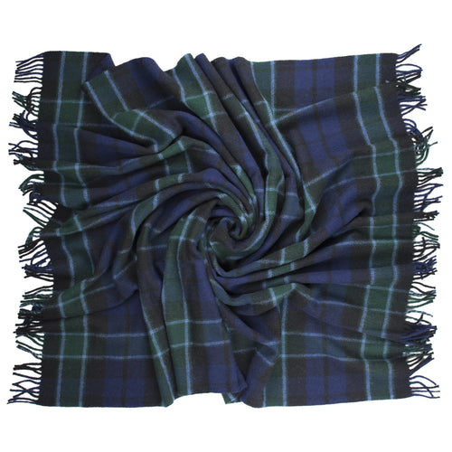 Prince of Scots Highland Tweed Pure New Wool Fluffy Throw ~ Graham of Menteith ~-Throws and Blankets-Prince of Scots-00810032750305-J4050028-012-Prince of Scots