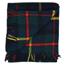 Load image into Gallery viewer, Prince of Scots Highland Tweed Pure New Wool Fluffy Throw ~ Hunting McLeod ~-Throws and Blankets-Prince of Scots-00810032750343-J4050028-016-Prince of Scots
