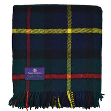 Load image into Gallery viewer, Prince of Scots Highland Tweed Pure New Wool Fluffy Throw ~ Hunting McLeod ~-Throws and Blankets-Prince of Scots-00810032750343-J4050028-016-Prince of Scots
