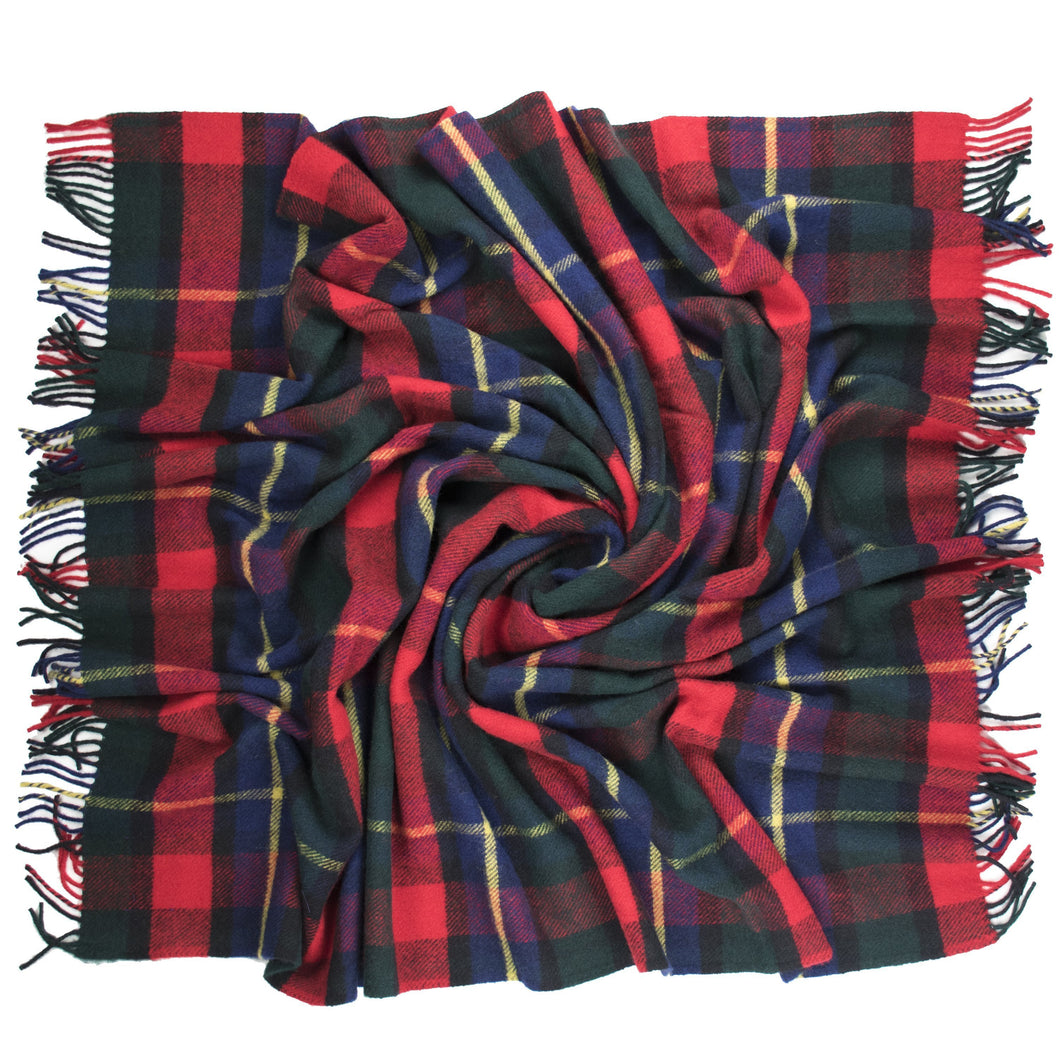 Prince of Scots Highland Tweed Pure New Wool Fluffy Throw ~ Kilgour ~-Throws and Blankets-Prince of Scots-00810032750329-J4050028-017-Prince of Scots