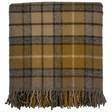 Load image into Gallery viewer, Prince of Scots Highland Tweed Pure New Wool Fluffy Throw ~ Natural Buchanan ~-Throws and Blankets-Prince of Scots-00810032750237-K40050018-003-Prince of Scots
