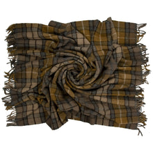 Load image into Gallery viewer, Prince of Scots Highland Tweed Pure New Wool Fluffy Throw ~ Natural Buchanan ~-Throws and Blankets-Prince of Scots-00810032750237-K40050018-003-Prince of Scots
