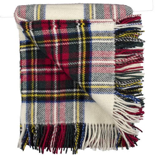 Prince of Scots Highland Tweed Pure New Wool Throw (Dress Stewart)-Throws and Blankets-Prince of Scots-810032752095-J4050028-11-Prince of Scots